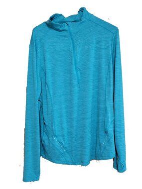 Avia Women's Textured Half-Zip Pullover Top (Sz 3x)